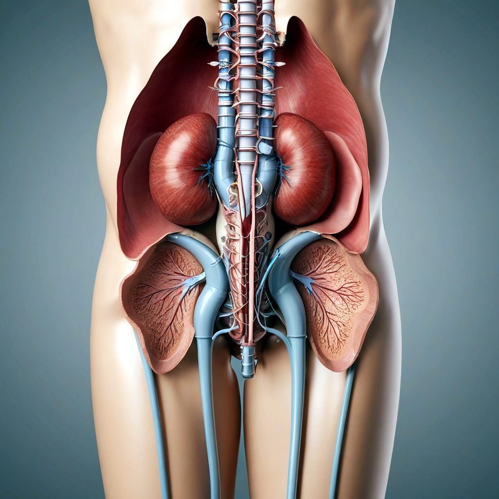 organları olan bir insan vücudu